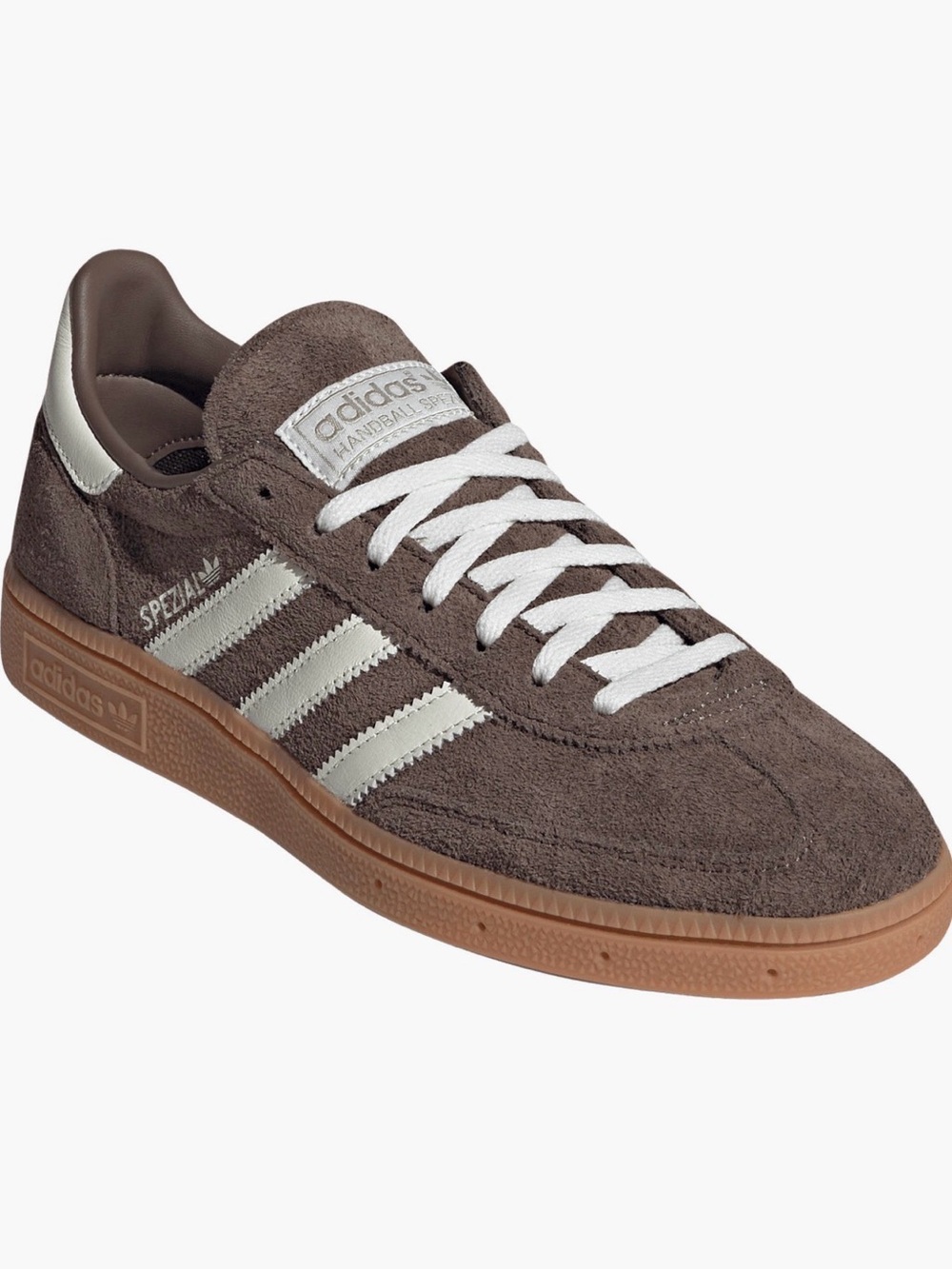 adidas Spezial Suede Sneaker in Brown with White Stripes LIKE NEW